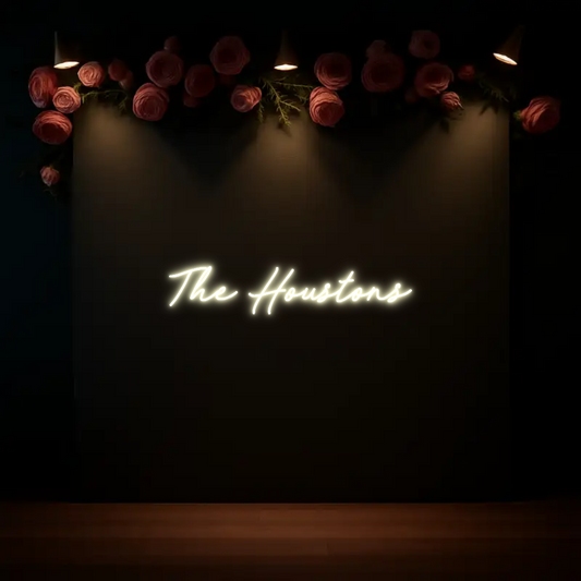 CREATE YOUR OWN WEDDING NEON SIGN The Houstons