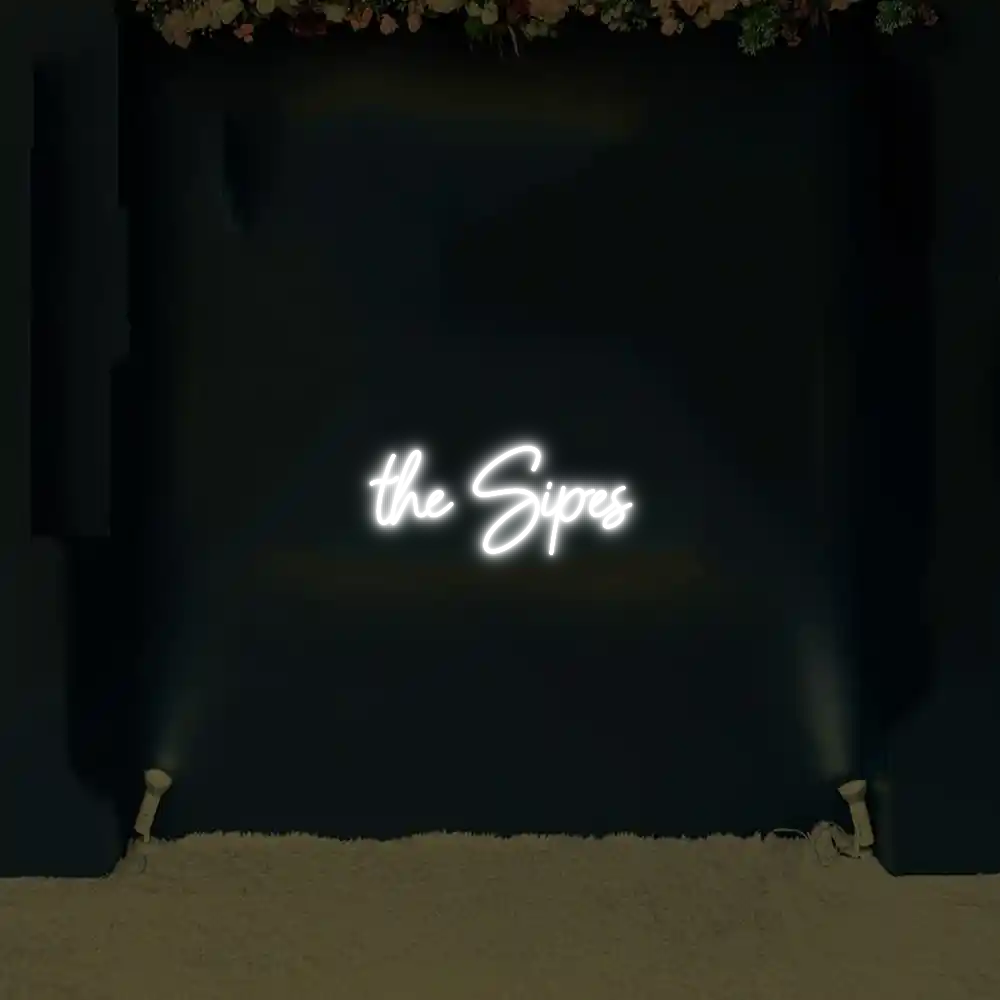 CREATE YOUR OWN WEDDING NEON SIGN the Sipes