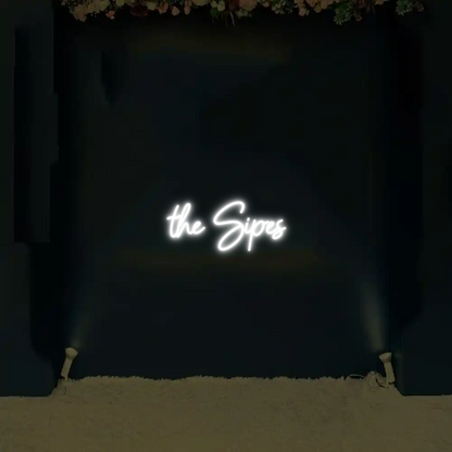 CREATE YOUR OWN WEDDING NEON SIGN the Sipes