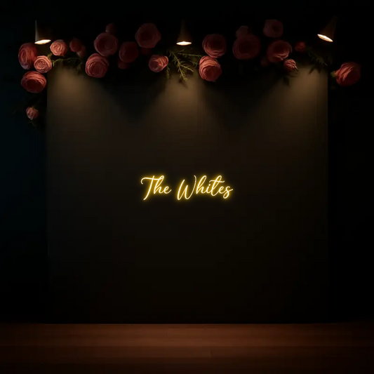 CREATE YOUR OWN WEDDING NEON SIGN The Whites