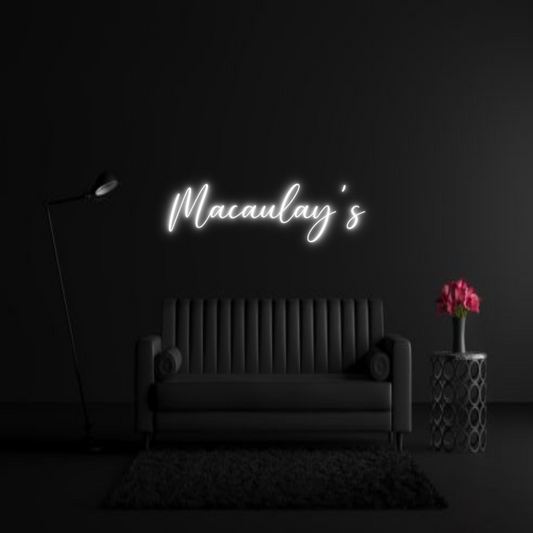 CREATE YOUR OWN WEDDING NEON SIGN Macaulay's