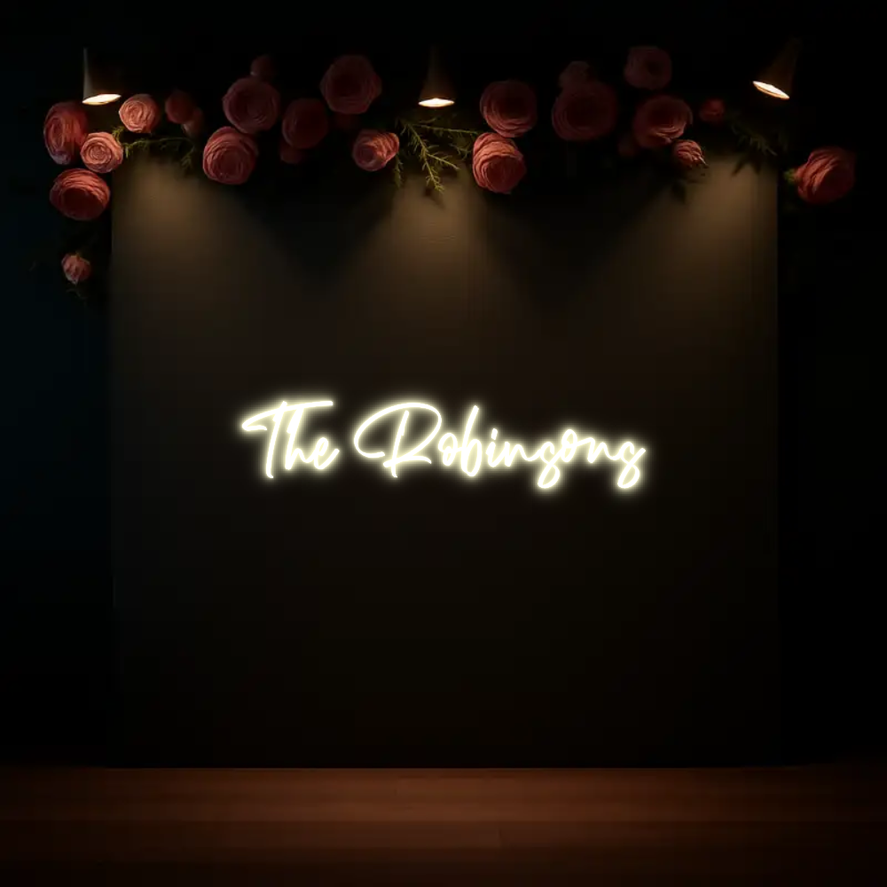 CREATE YOUR OWN WEDDING NEON SIGN The Robinsons