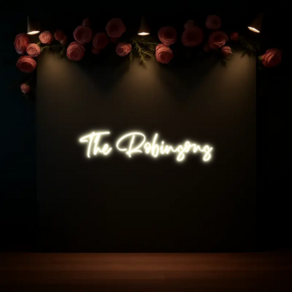 CREATE YOUR OWN WEDDING NEON SIGN The Robinsons