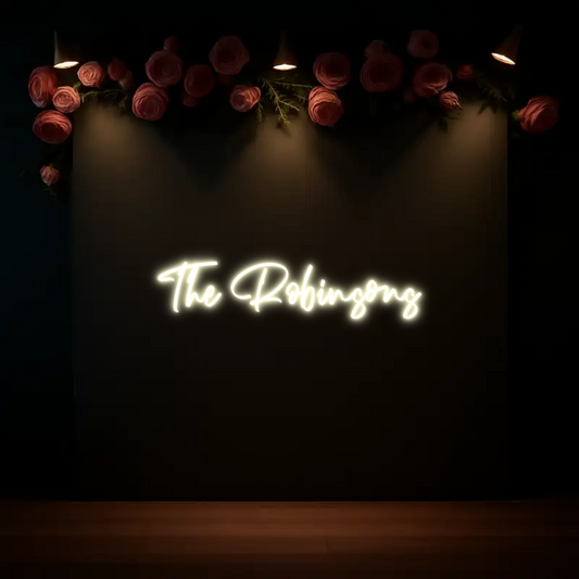CREATE YOUR OWN WEDDING NEON SIGN The Robinsons