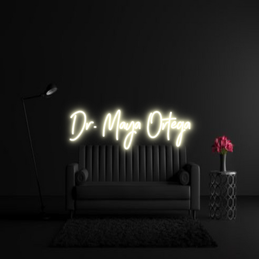 CREATE YOUR OWN WEDDING NEON SIGN Dr. Maya Orte...
