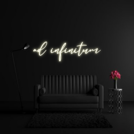 CREATE YOUR OWN WEDDING NEON SIGN ad infinitum