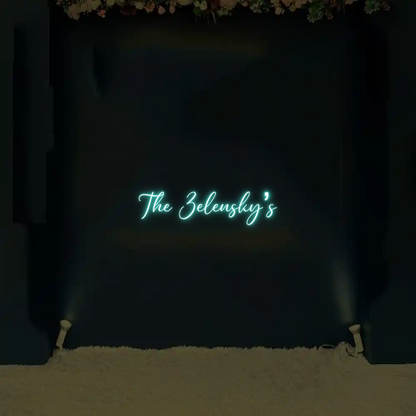 CREATE YOUR OWN WEDDING NEON SIGN The Zelensky’s