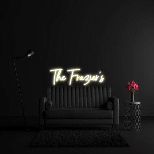 CREATE YOUR OWN WEDDING NEON SIGN The Frazier’s