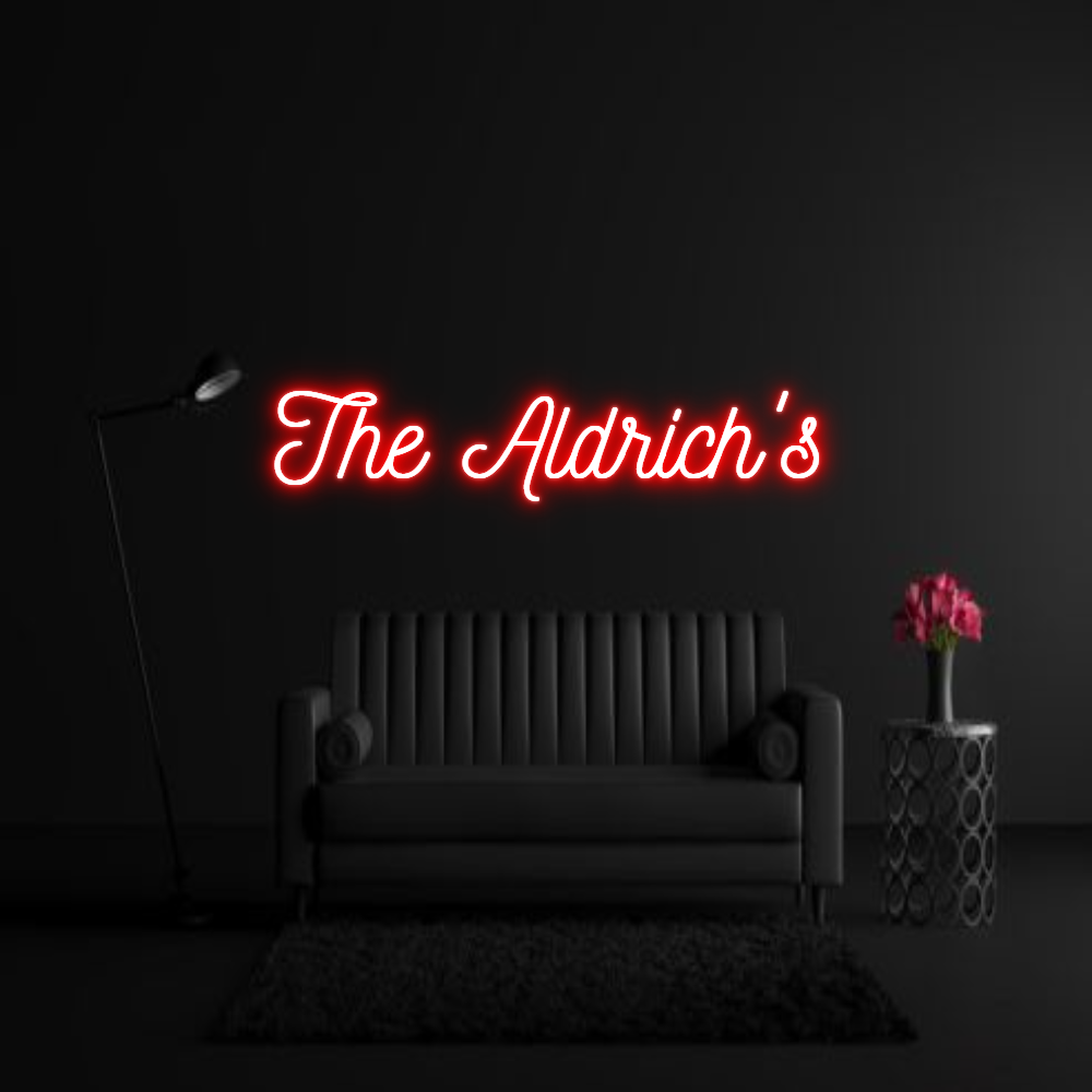 CREATE YOUR OWN WEDDING NEON SIGN The Aldrich's