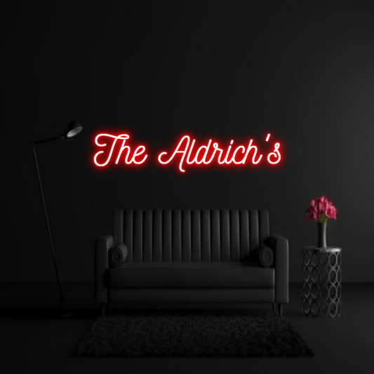 CREATE YOUR OWN WEDDING NEON SIGN The Aldrich's