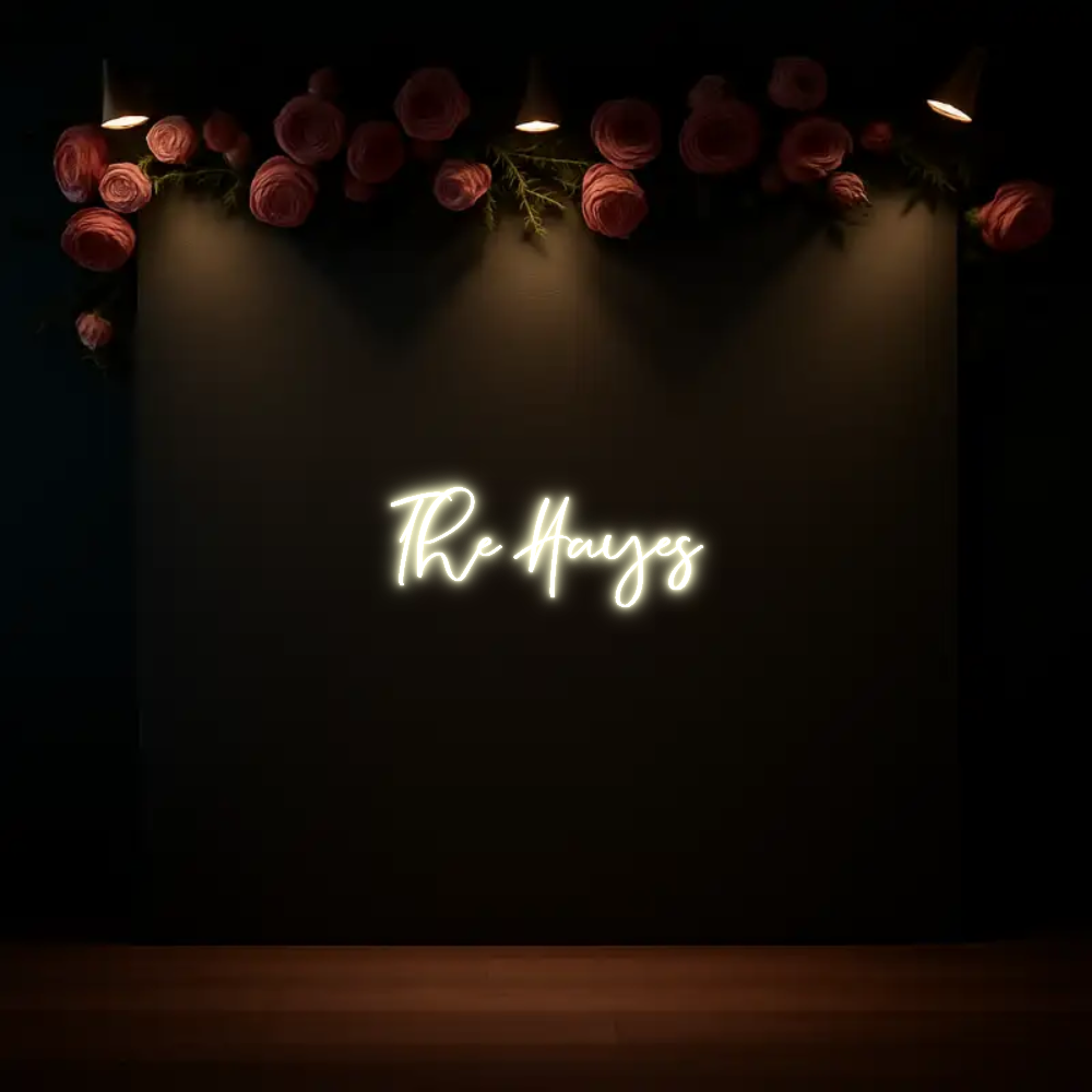 CREATE YOUR OWN WEDDING NEON SIGN The Hayes