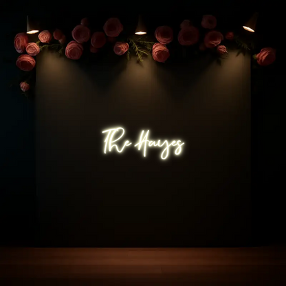 CREATE YOUR OWN WEDDING NEON SIGN The Hayes
