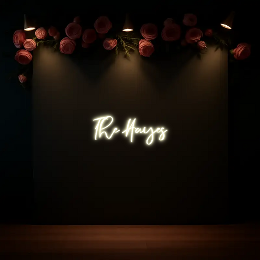 CREATE YOUR OWN WEDDING NEON SIGN The Hayes
