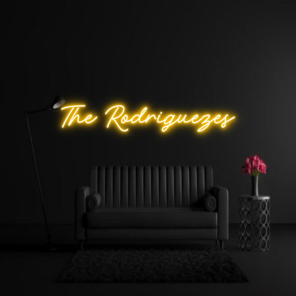 CREATE YOUR OWN WEDDING NEON SIGN The Rodriguezes