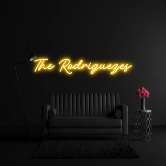 CREATE YOUR OWN WEDDING NEON SIGN The Rodriguezes