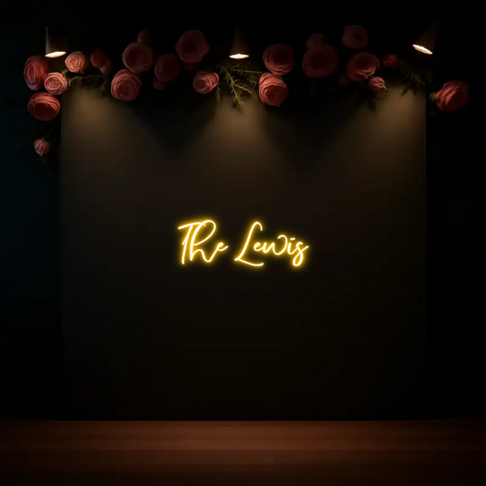 CREATE YOUR OWN WEDDING NEON SIGN The Lewis