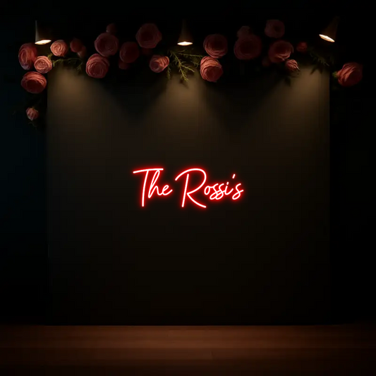 CREATE YOUR OWN WEDDING NEON SIGN The Rossi’s
