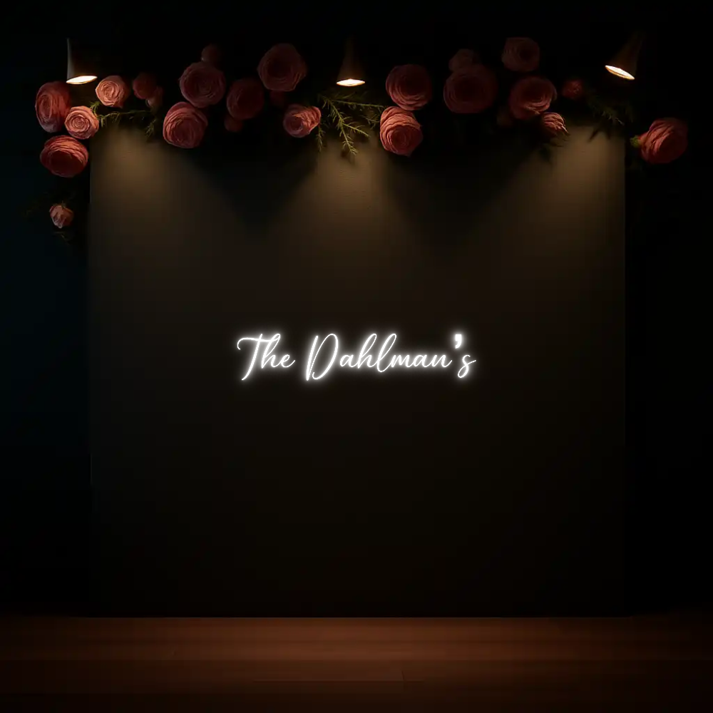CREATE YOUR OWN WEDDING NEON SIGN The Dahlman’s