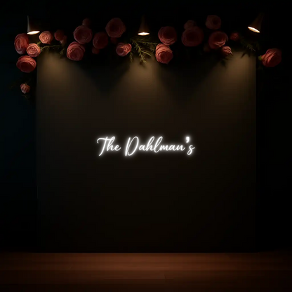 CREATE YOUR OWN WEDDING NEON SIGN The Dahlman’s
