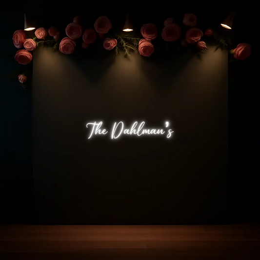 CREATE YOUR OWN WEDDING NEON SIGN The Dahlman’s