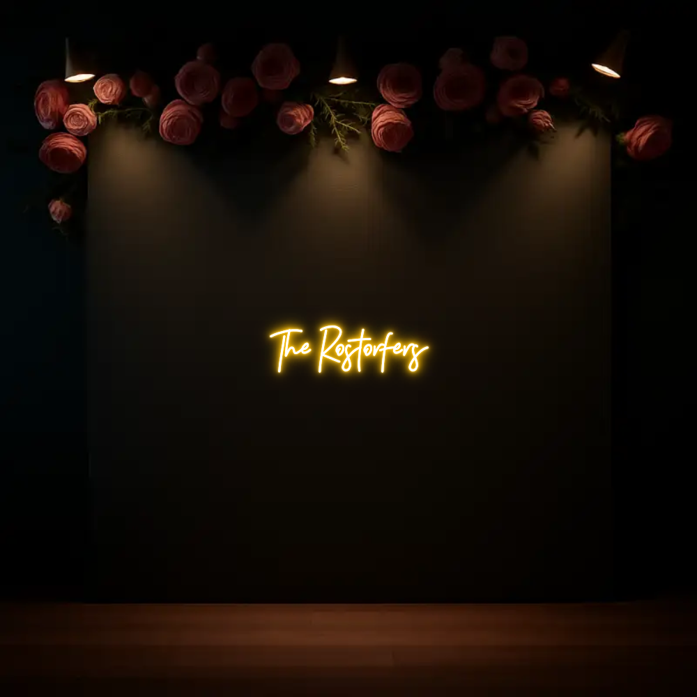 CREATE YOUR OWN WEDDING NEON SIGN The Rostorfers