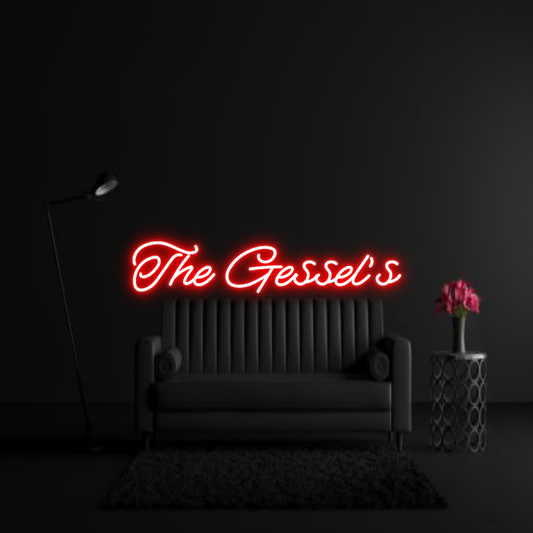 CREATE YOUR OWN WEDDING NEON SIGN The Gessel’s