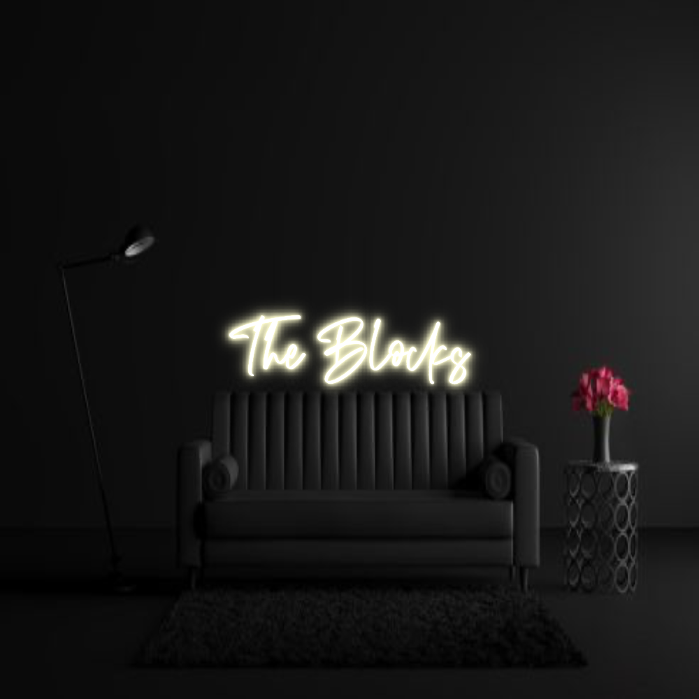 CREATE YOUR OWN WEDDING NEON SIGN The Blocks