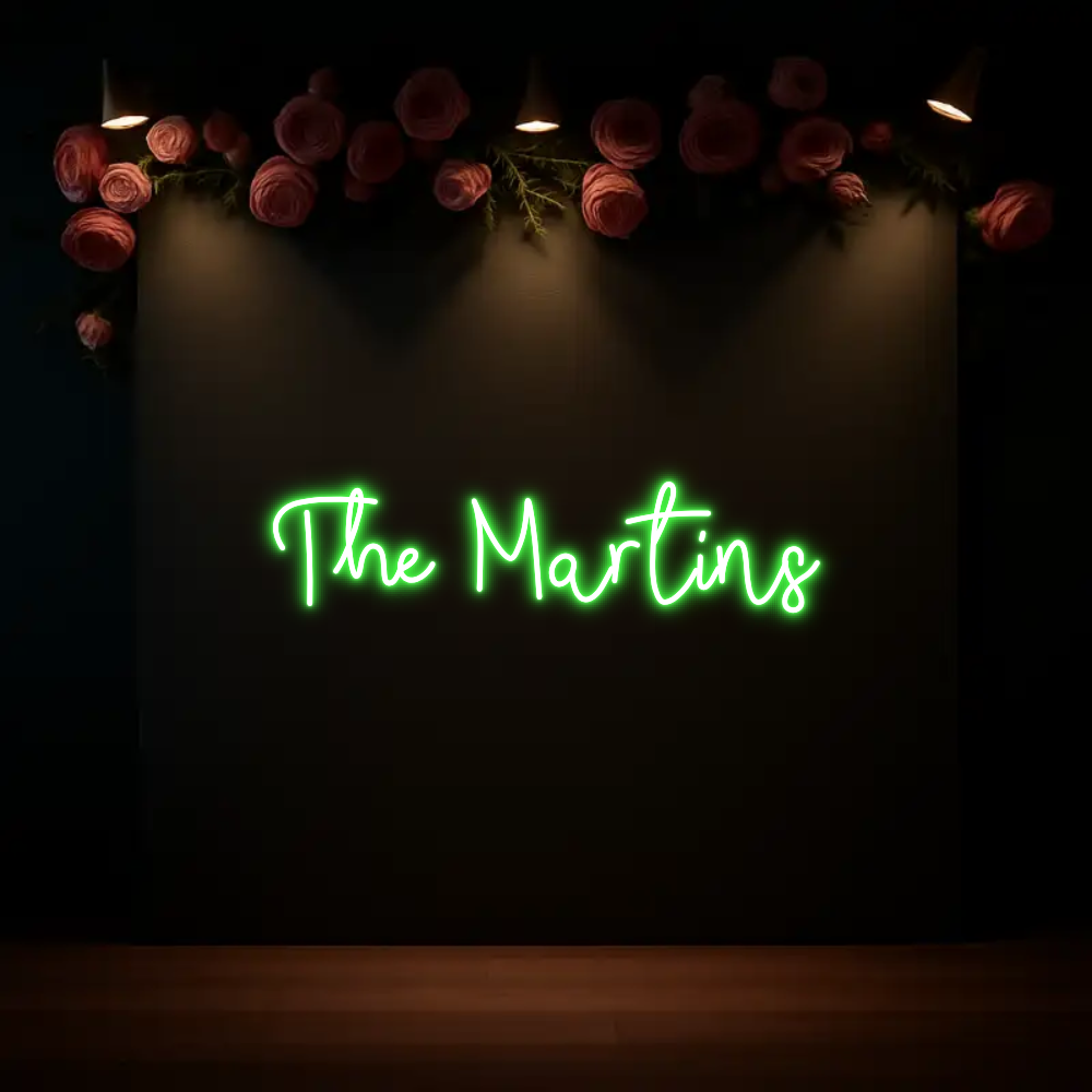 CREATE YOUR OWN WEDDING NEON SIGN The Martins