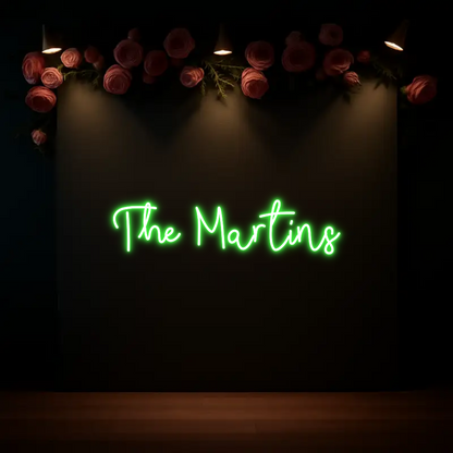 CREATE YOUR OWN WEDDING NEON SIGN The Martins