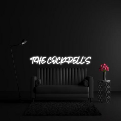 CREATE YOUR OWN WEDDING NEON SIGN THE COCKRELL’S