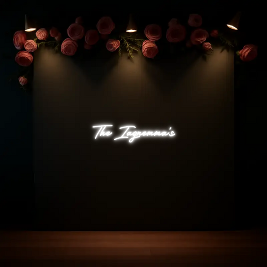 CREATE YOUR OWN WEDDING NEON SIGN The Iagnemma’s