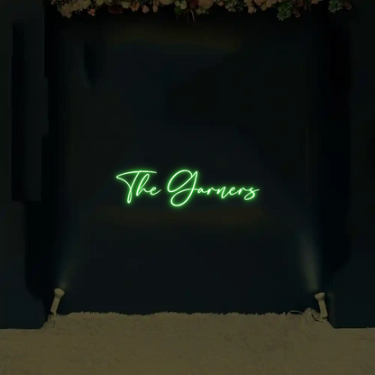 CREATE YOUR OWN WEDDING NEON SIGN The Garners