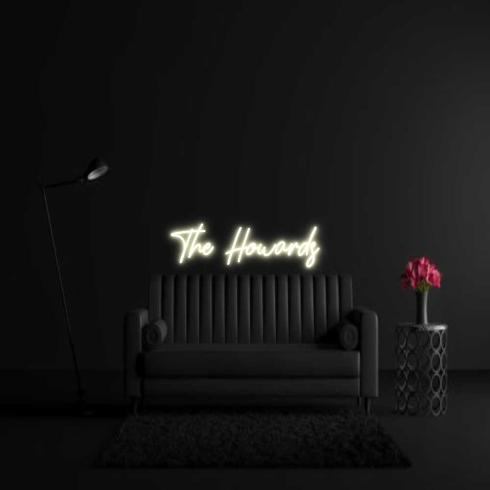 CREATE YOUR OWN WEDDING NEON SIGN The Howards