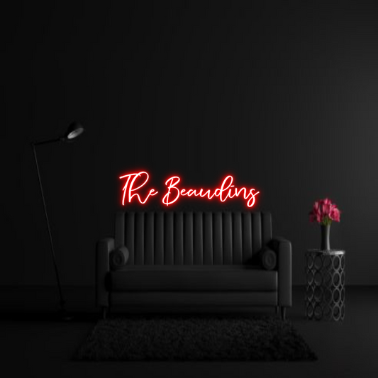 CREATE YOUR OWN WEDDING NEON SIGN The Beaudins