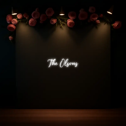 CREATE YOUR OWN WEDDING NEON SIGN The Olsons