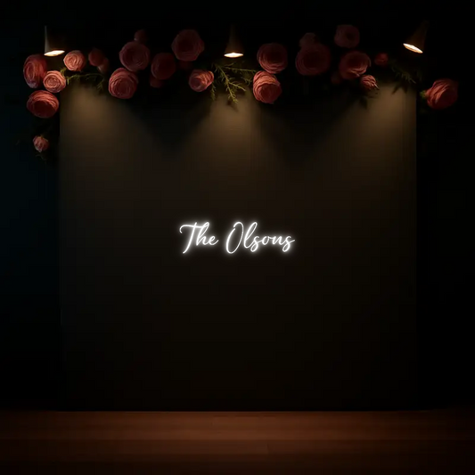 CREATE YOUR OWN WEDDING NEON SIGN The Olsons