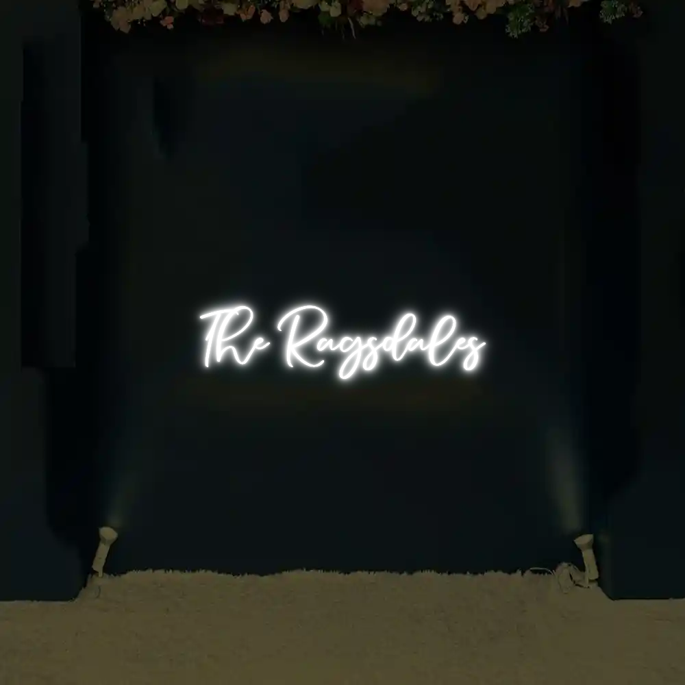 CREATE YOUR OWN WEDDING NEON SIGN The Ragsdales