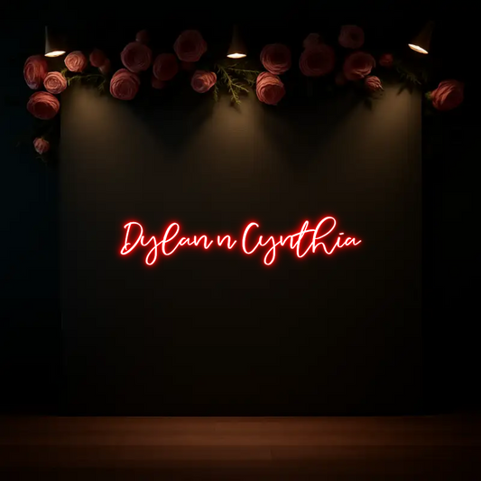 CREATE YOUR OWN WEDDING NEON SIGN Dylan n Cynth...