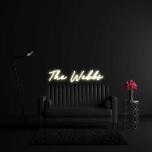 CREATE YOUR OWN WEDDING NEON SIGN The Webbs