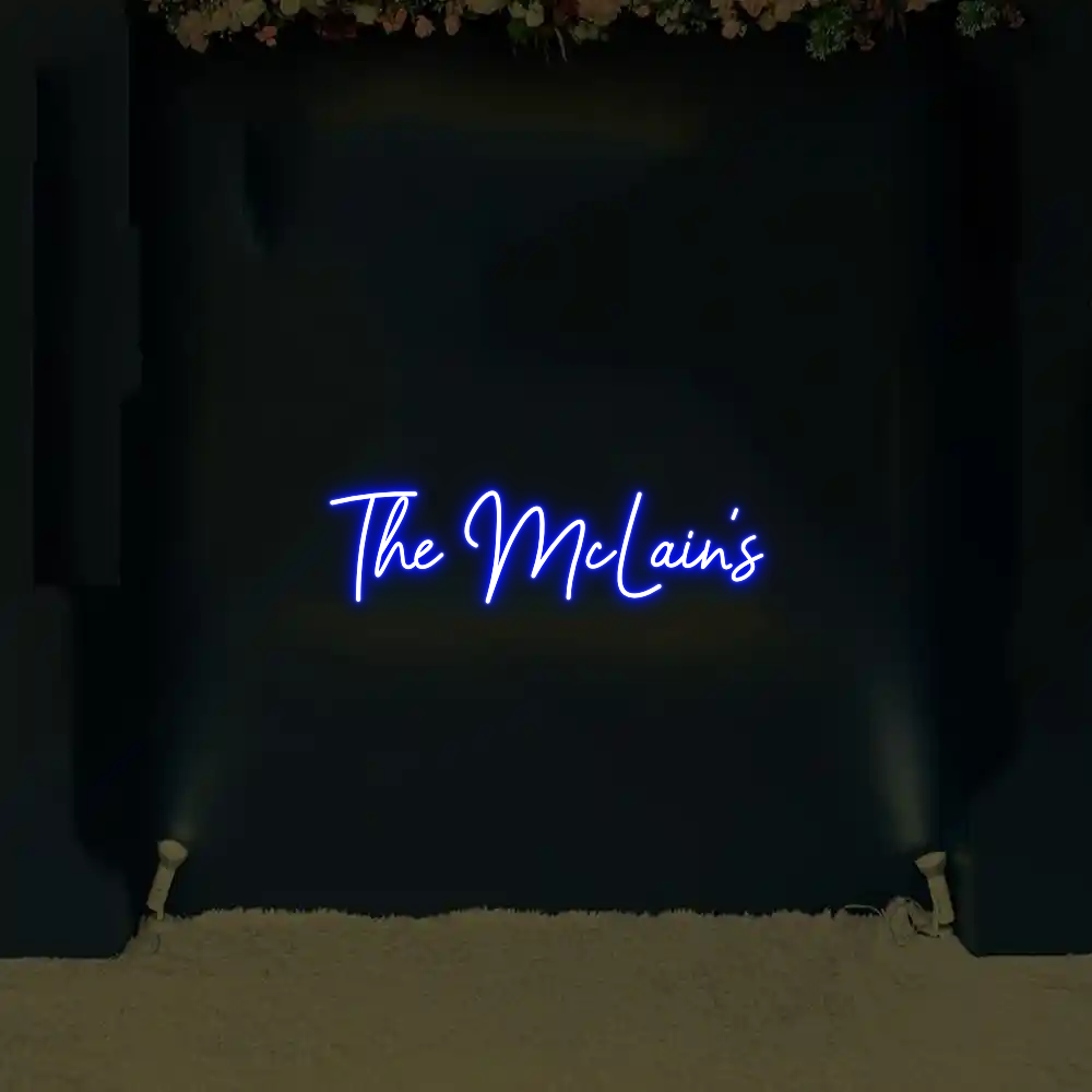 CREATE YOUR OWN WEDDING NEON SIGN The McLain’s