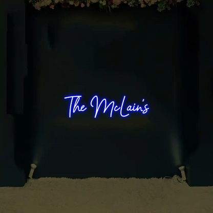 CREATE YOUR OWN WEDDING NEON SIGN The McLain’s