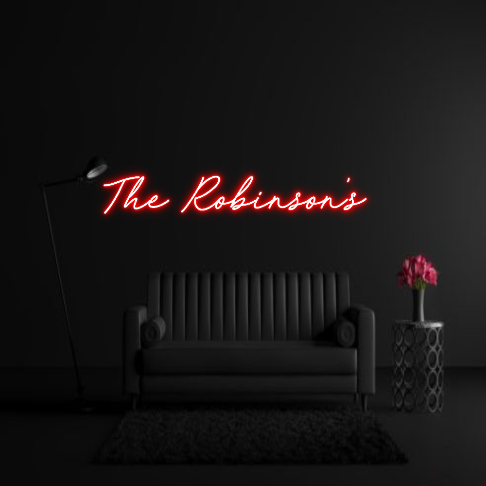 CREATE YOUR OWN WEDDING NEON SIGN The Robinson's