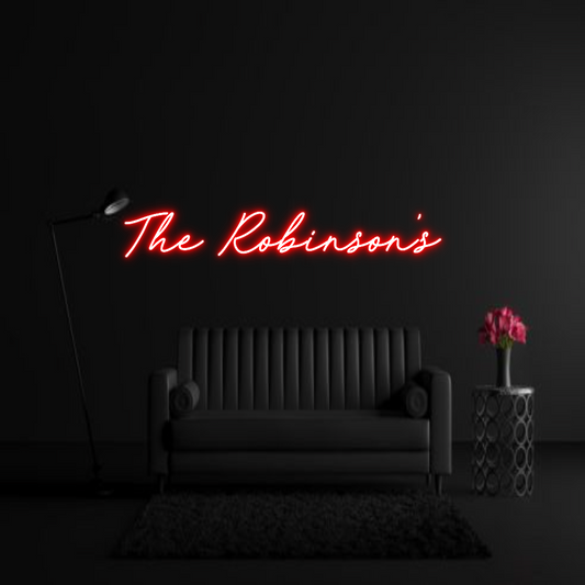 CREATE YOUR OWN WEDDING NEON SIGN The Robinson's