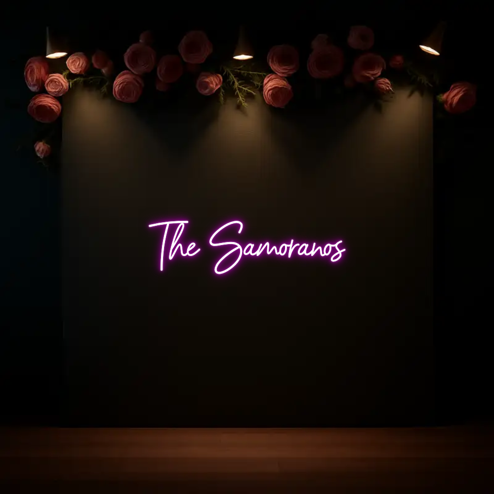 CREATE YOUR OWN WEDDING NEON SIGN The Samoranos