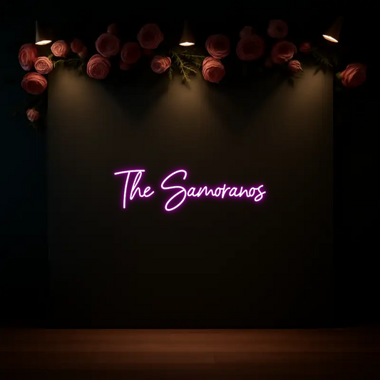 CREATE YOUR OWN WEDDING NEON SIGN The Samoranos
