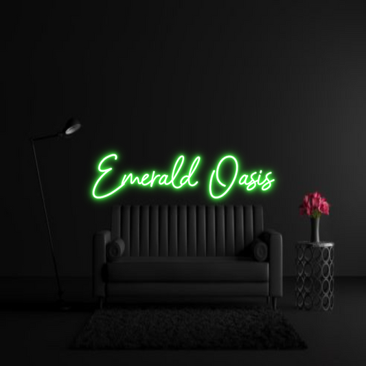 CREATE YOUR OWN WEDDING NEON SIGN Emerald Oasis
