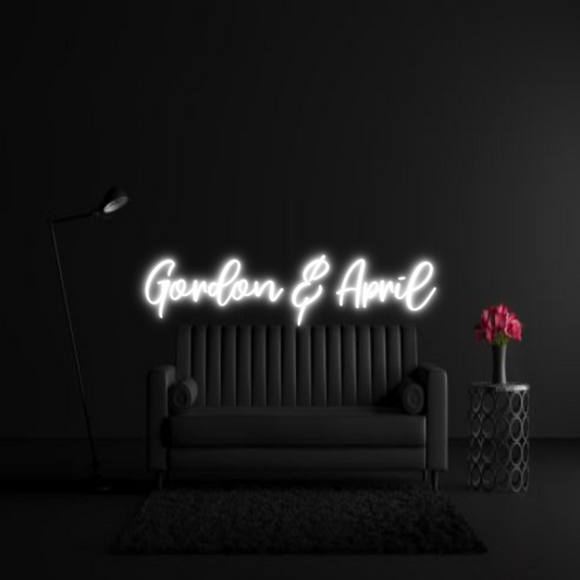 CREATE YOUR OWN WEDDING NEON SIGN Gordon & April