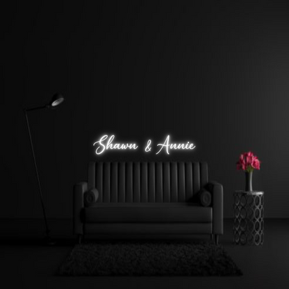 CREATE YOUR OWN WEDDING NEON SIGN Shawn & Annie