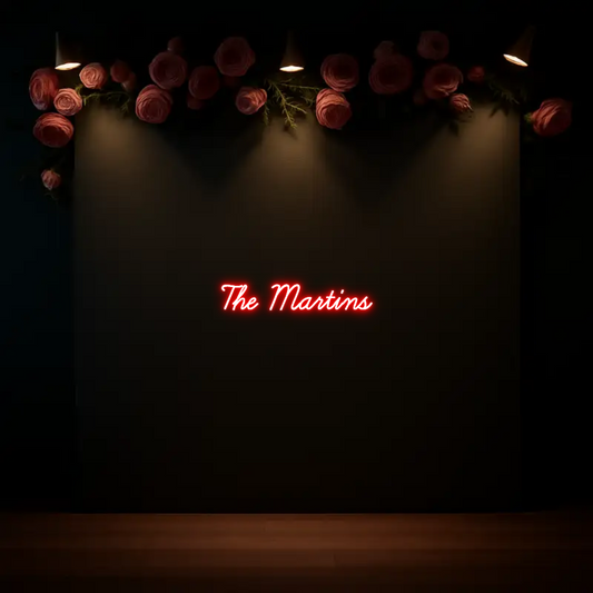 CREATE YOUR OWN WEDDING NEON SIGN  The Martins