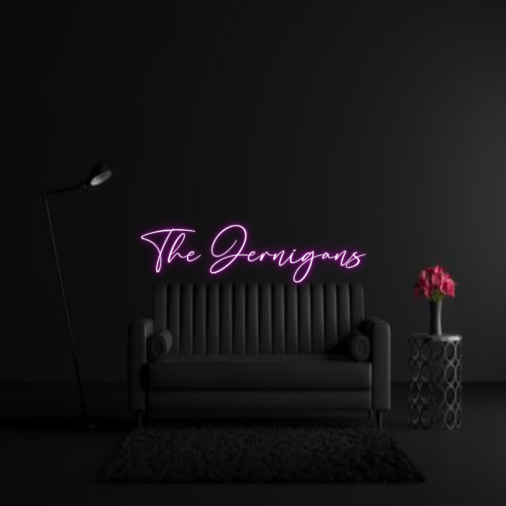 CREATE YOUR OWN WEDDING NEON SIGN The Jernigans